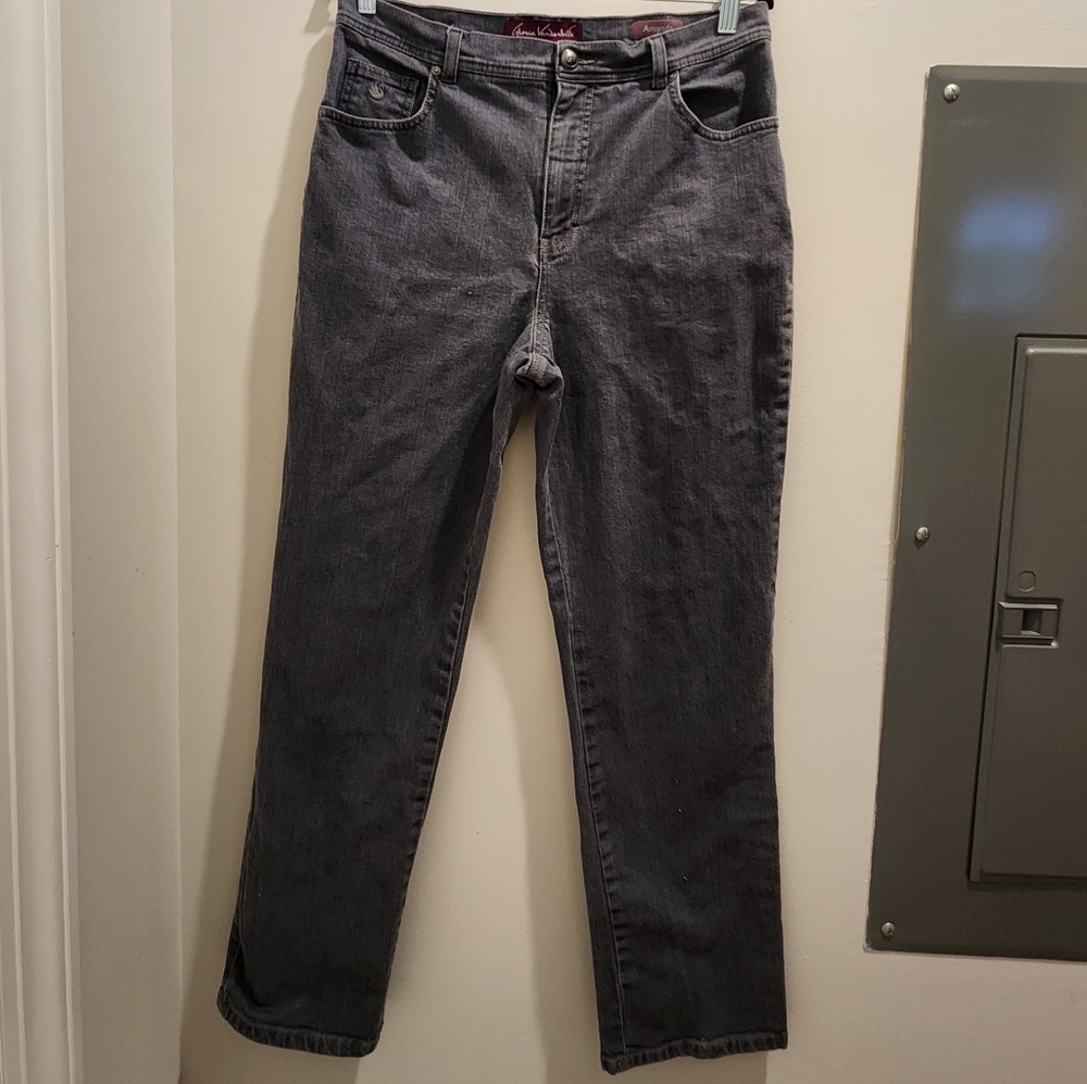 Gloria Vanderbilt Grey Amanda Jeans
